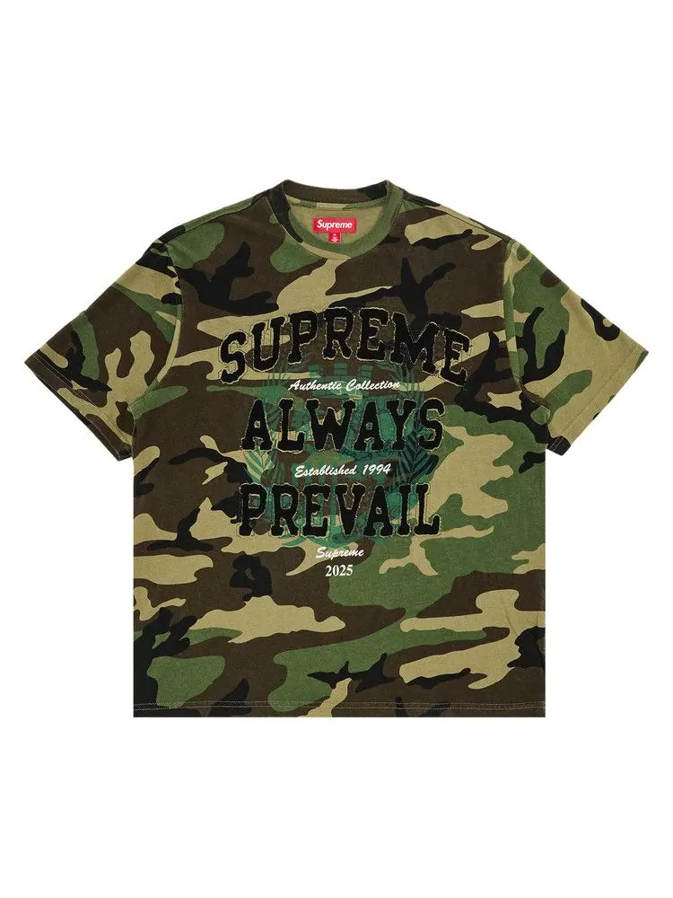 Топ Supreme Always Prevail Short-Sleeve Top, Woodland Camo — изображение 1 из 2, мульти