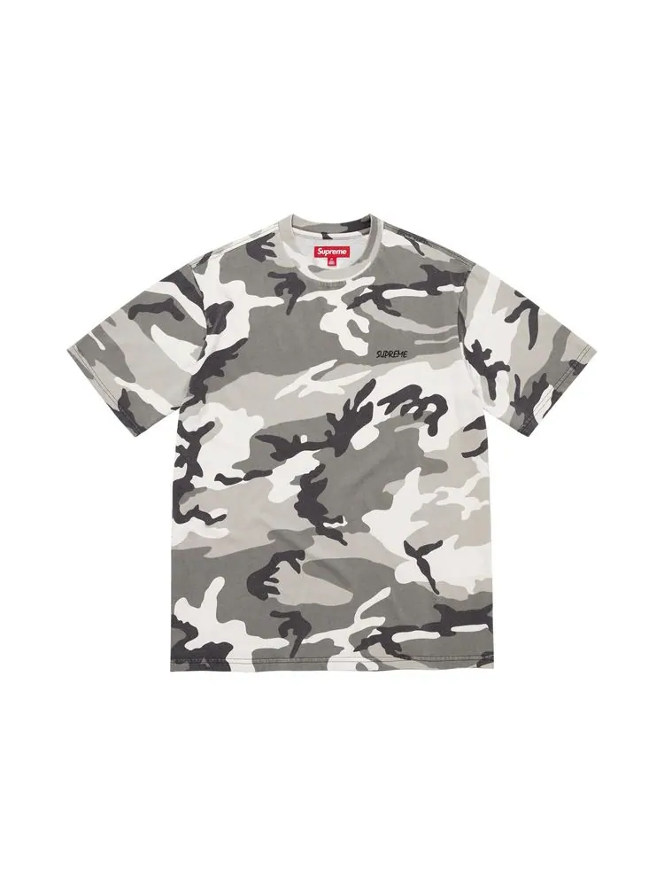 Футболка Supreme с коротким рукавом и эффектом потертости — изображение 1 из 1, белый