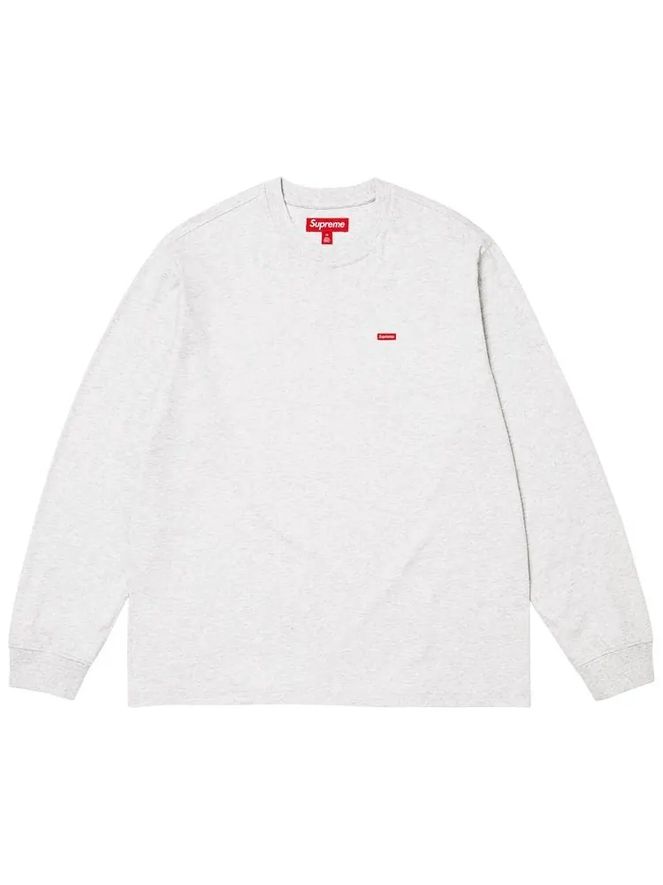 Футболка с длинными рукавами Supreme Small Box — изображение 1 из 1, серый