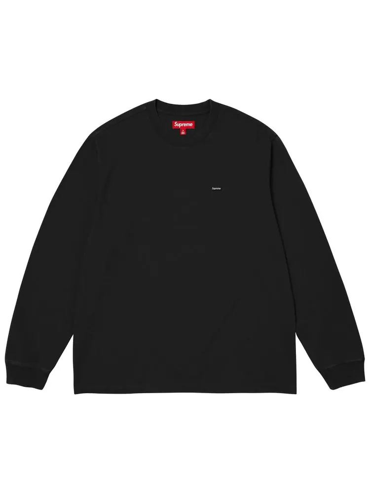 Футболка с длинными рукавами Supreme Small Box — изображение 1 из 1, черный