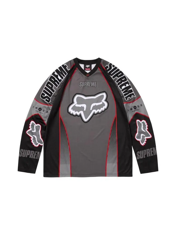 Джерси Supreme x Fox Racing DMX Jersey 'Black' — изображение 1 из 2, черный