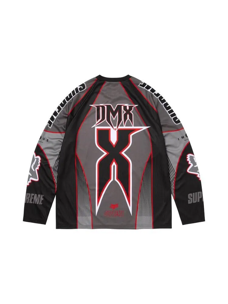 Джерси Supreme x Fox Racing DMX Jersey 'Black' — изображение 2 из 2, черный