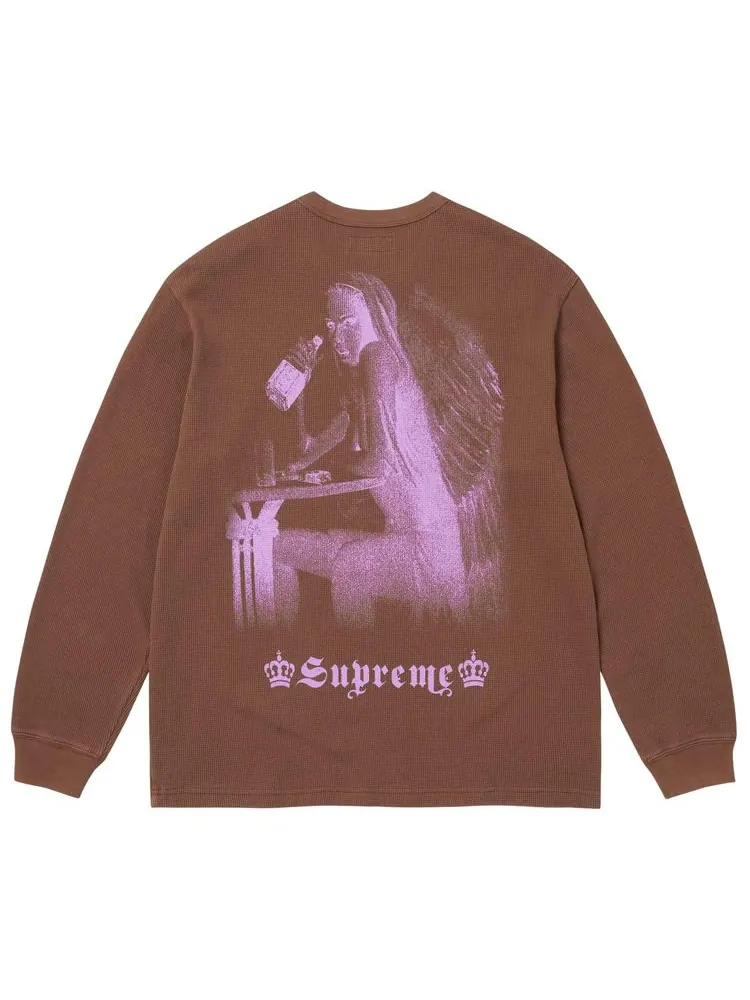 Футболка Supreme Angel Thermal — изображение 2 из 2, коричневый