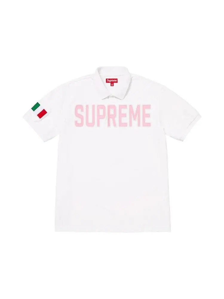 Поло Supreme Twill Appliqué Polo — изображение 1 из 2, белый