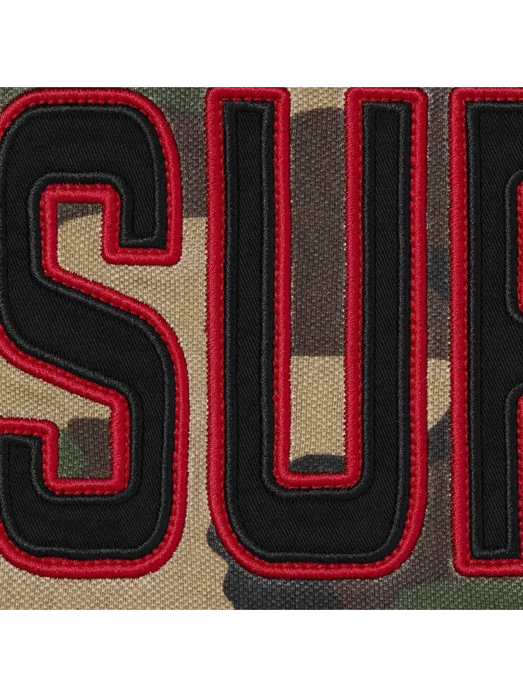 Поло Supreme Twill Appliqué Polo, Woodland Camo — изображение 2 из 2, зеленый