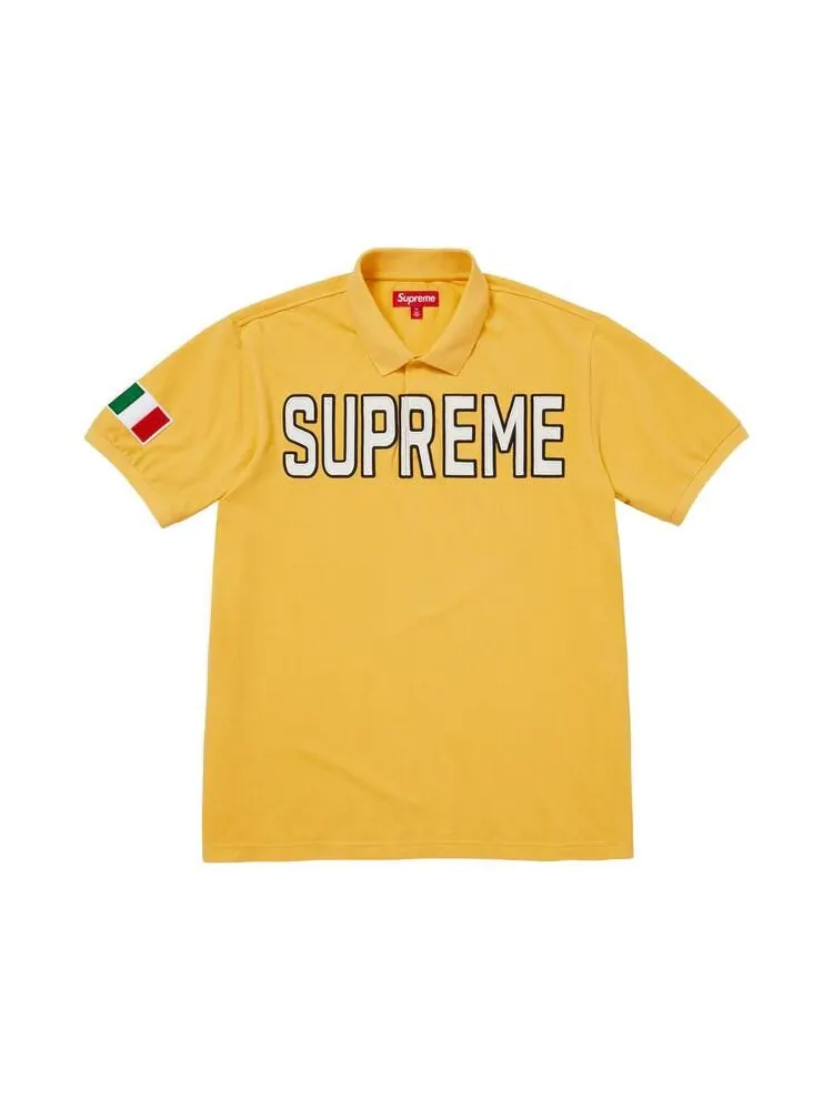 Поло Supreme Twill Appliqué Polo — изображение 1 из 2, желтый