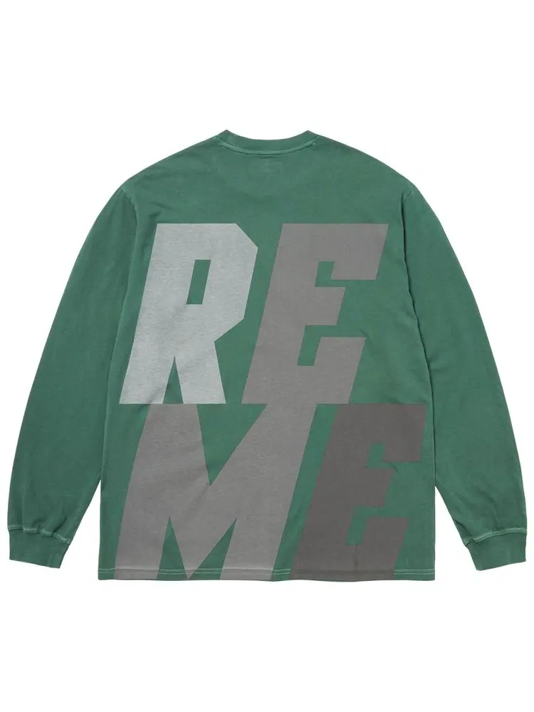 Светоотражающая футболка с длинными рукавами Supreme — изображение 2 из 2, зеленый