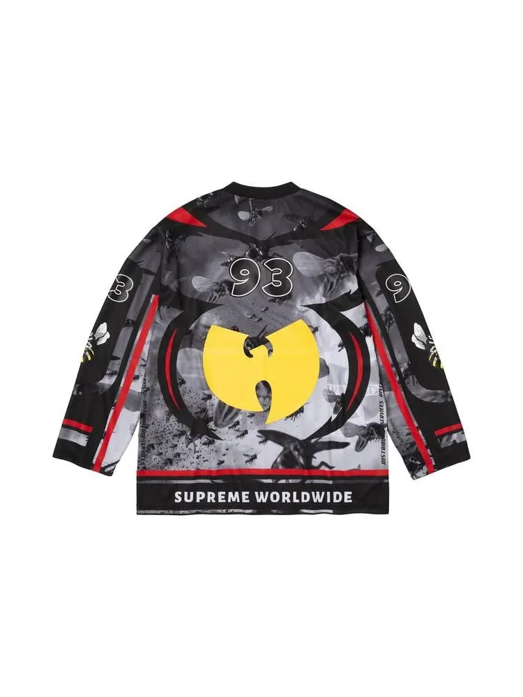 Джерси Supreme x Wu-Tang Clan Hockey Jersey 'Black' — изображение 2 из 2, черный