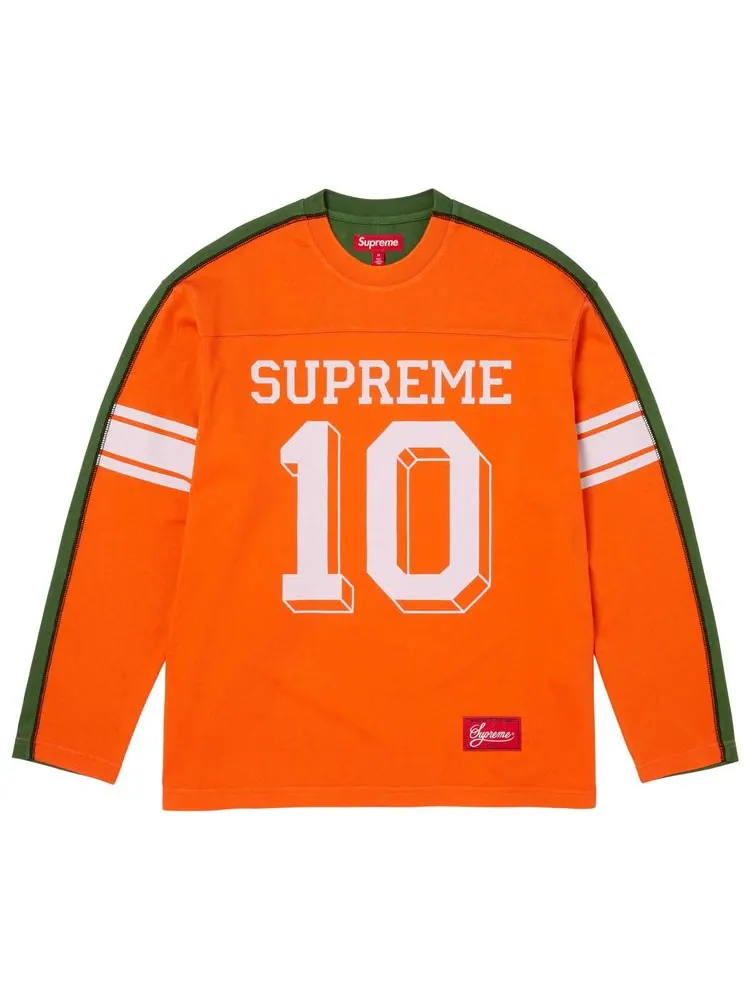 Футболка Supreme Split Long-Sleeve Top