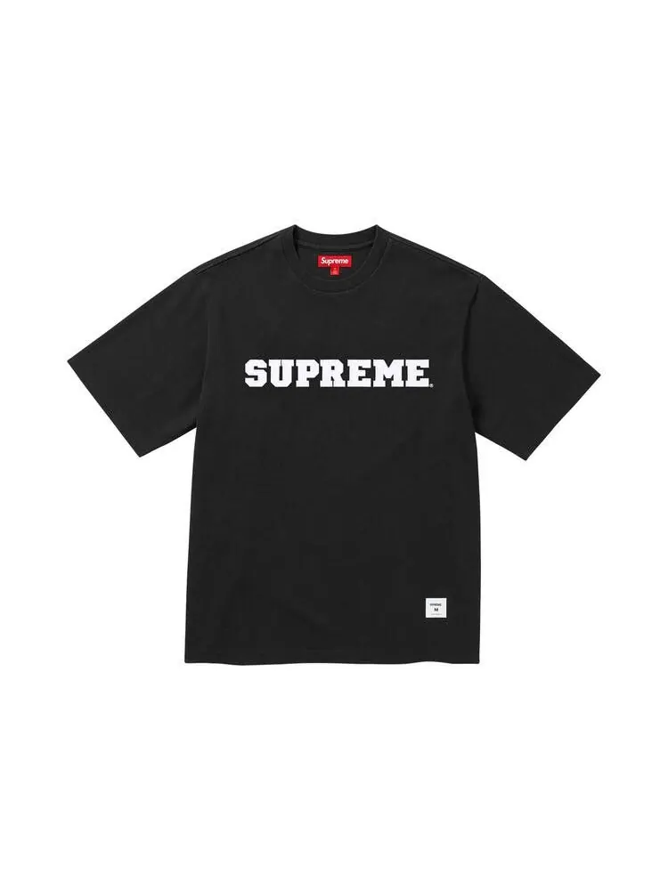 Топ Supreme Collegiate Appliqué Short-Sleeve Top 'Black'