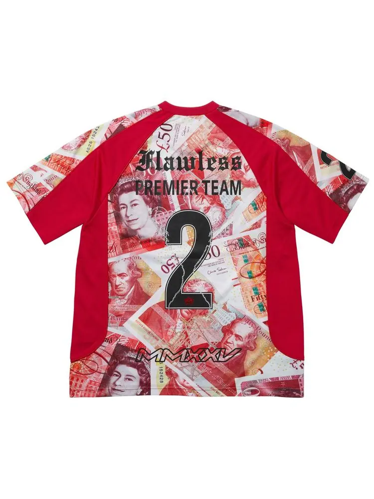Футболка Supreme Pounds Soccer Jersey — изображение 2 из 2, красный