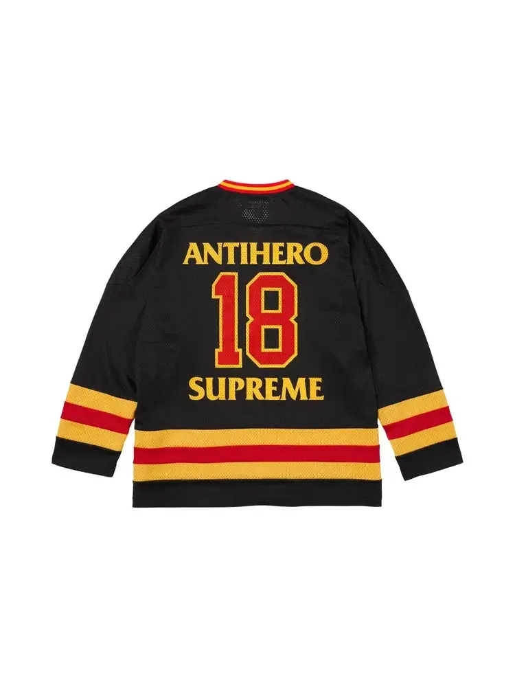 Хоккейная майка Supreme x Antihero Ozzy — изображение 2 из 2, черный