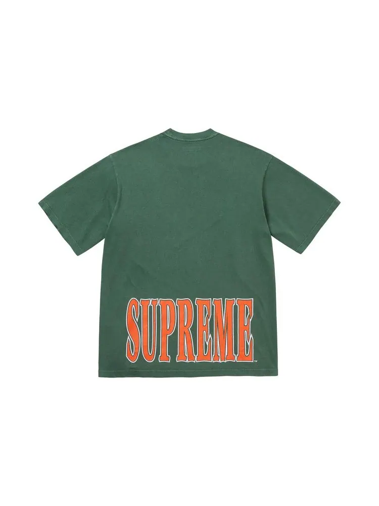 Топ Supreme Cracked Stretch Short-Sleeve Top — изображение 2 из 3, зеленый