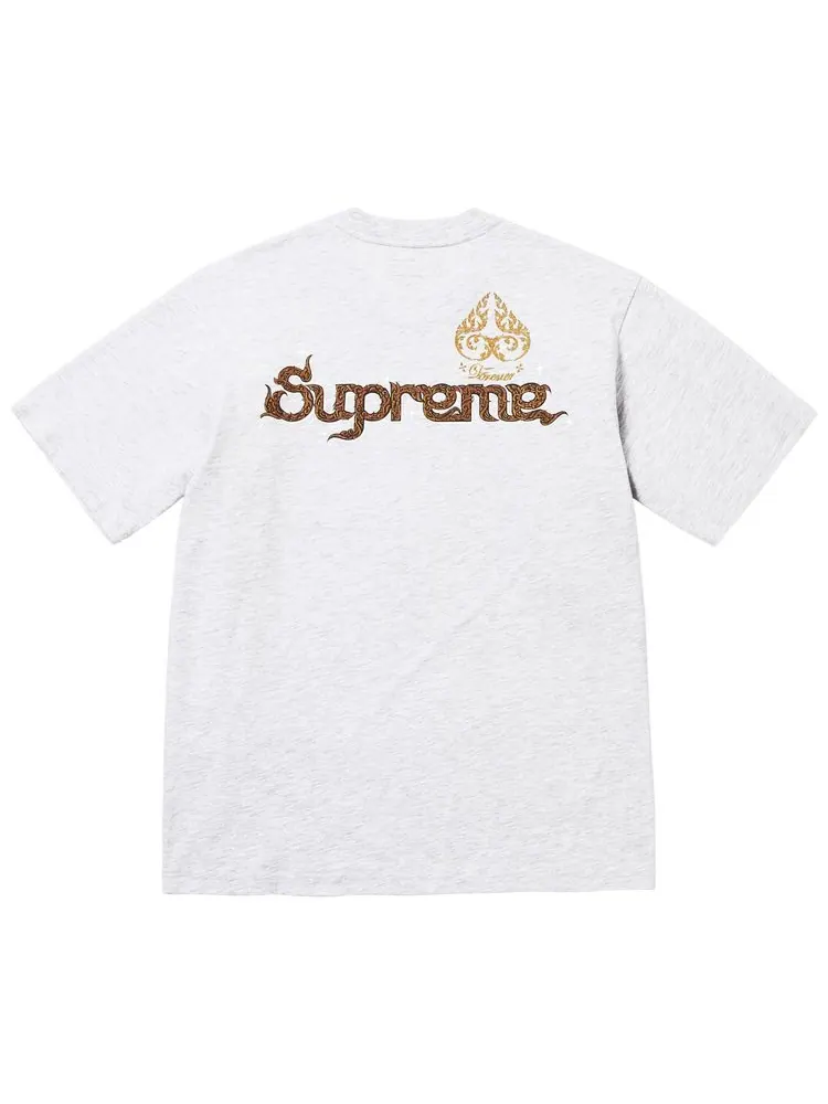 Футболка с коротким рукавом Supreme Peacock — изображение 2 из 2, серый