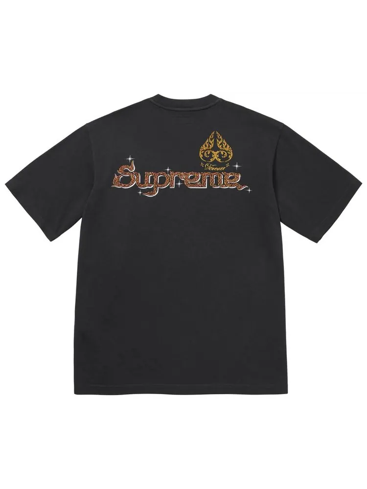 Футболка с коротким рукавом Supreme Peacock — изображение 2 из 2, черный