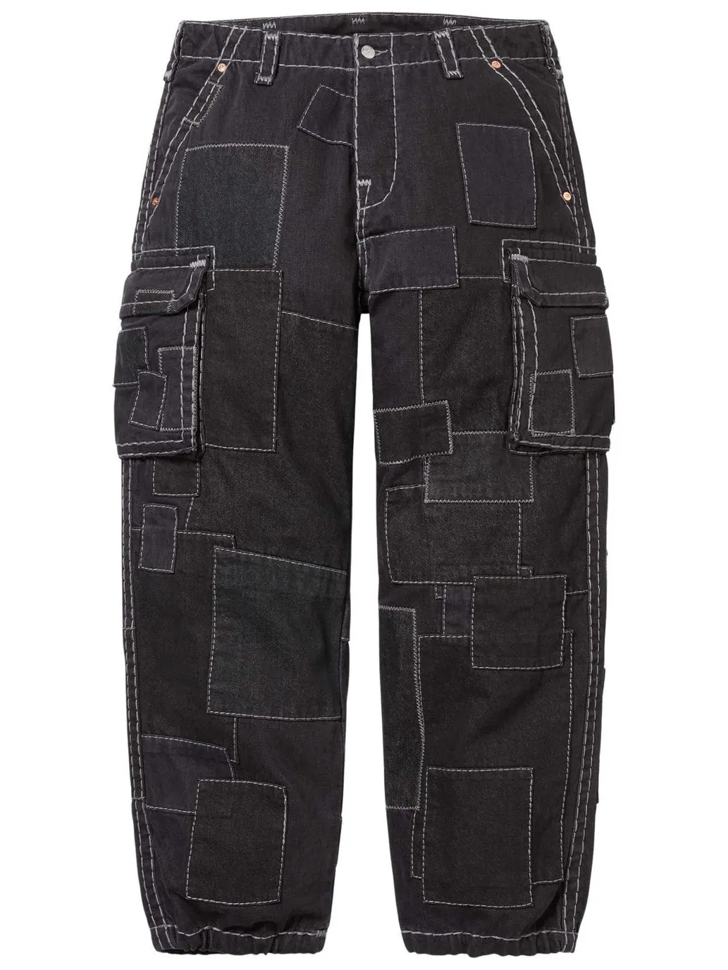 Брюки-карго Supreme x True Religion Patchwork