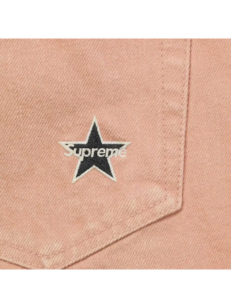 Джинсы Supreme Distressed Loose Fit Selvedge Jean — изображение 3 из 3, розовый