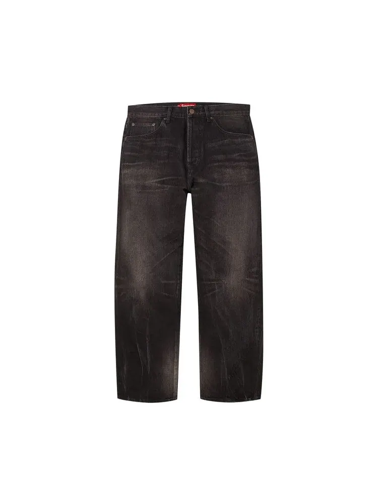 Джинсы Supreme Distressed Loose Fit Selvedge Jean