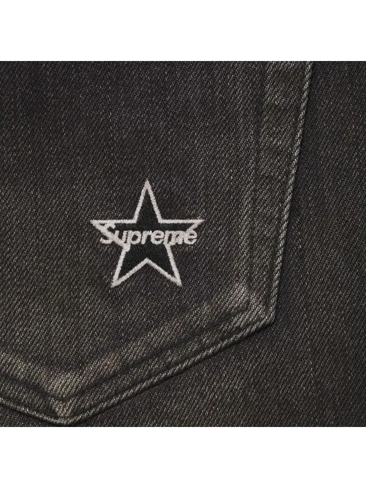 Джинсы Supreme Distressed Loose Fit Selvedge Jean — изображение 3 из 3, черный