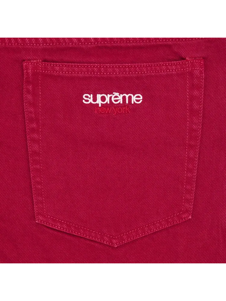 Джинсы Supreme Baggy Jean — изображение 3 из 3, красный