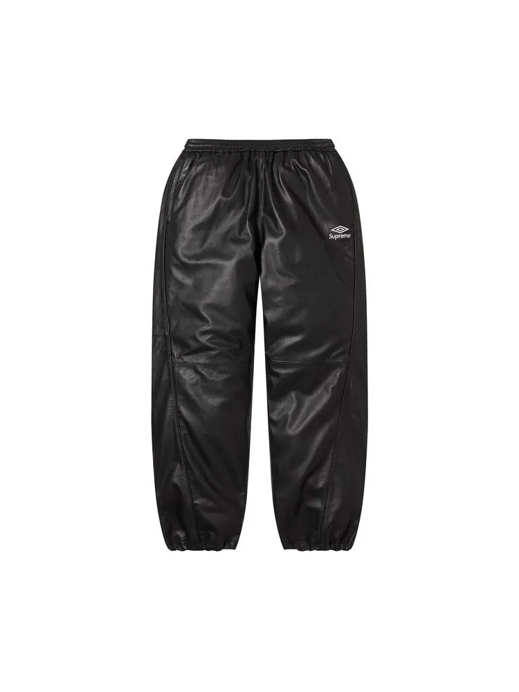 Брюки Supreme x Umbro Leather Track Pant