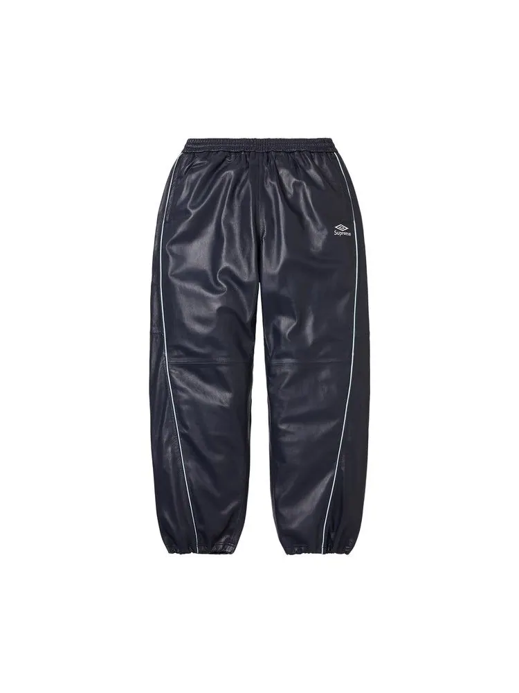 Брюки Supreme x Umbro Leather Track Pant