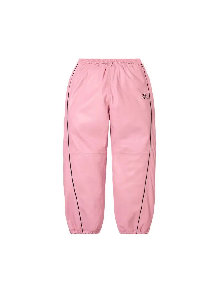Брюки Supreme x Umbro Leather Track Pant