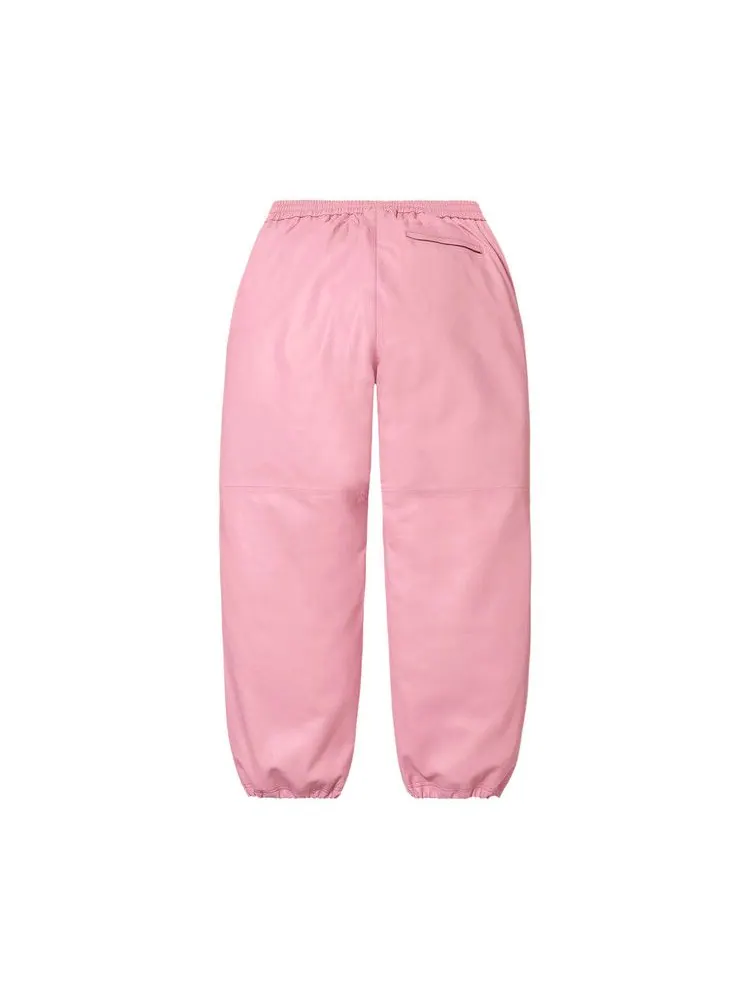 Брюки Supreme x Umbro Leather Track Pant — изображение 2 из 3, розовый