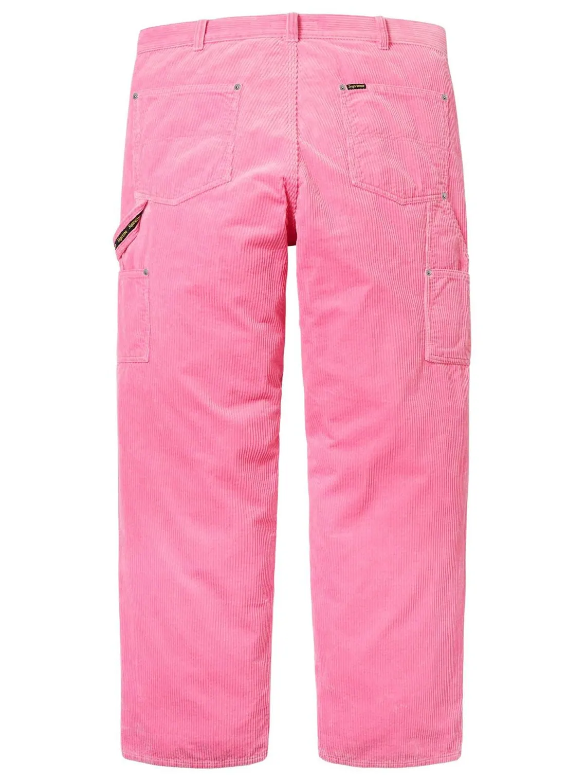 Брюки-карандаш Supreme Wide Wale Corduroy Painter Pant — изображение 2 из 2, розовый