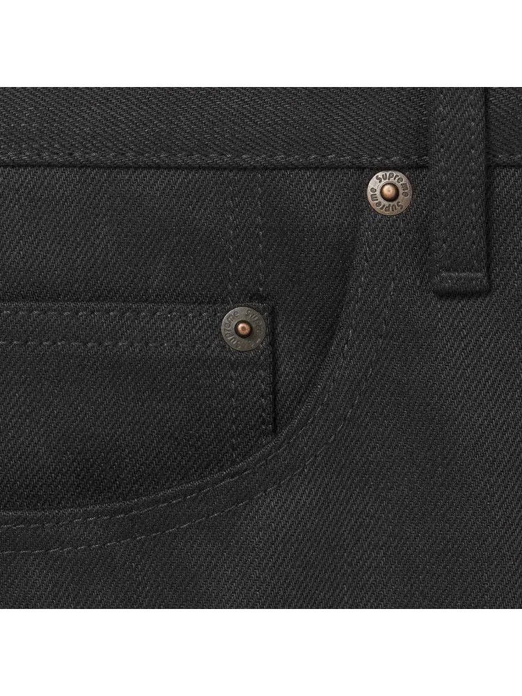 Джинсы Supreme Rigid Loose Fit Selvedge Jean — изображение 3 из 3, черный
