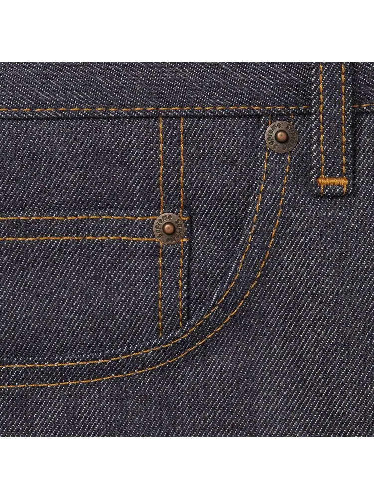 Джинсы Supreme Rigid Loose Fit Selvedge Jean — изображение 3 из 3, индиго