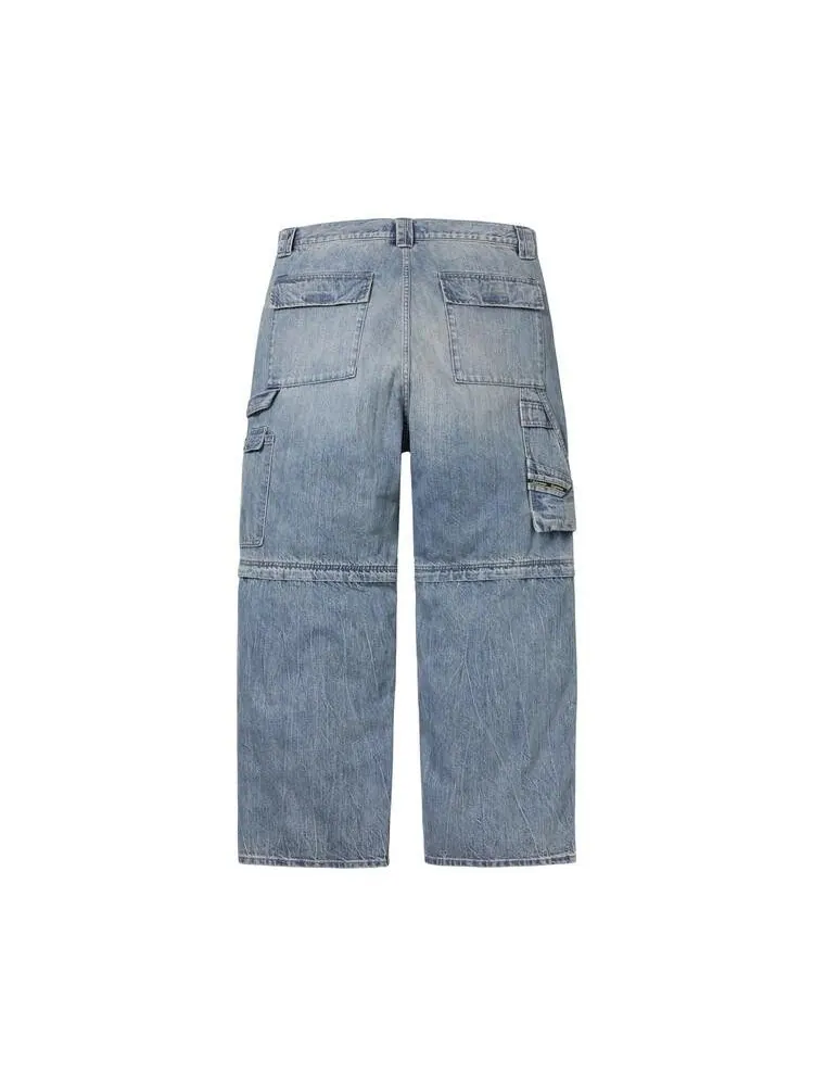 Брюки Supreme Zip-Off Utility Pant — изображение 2 из 3, джинсовый синий