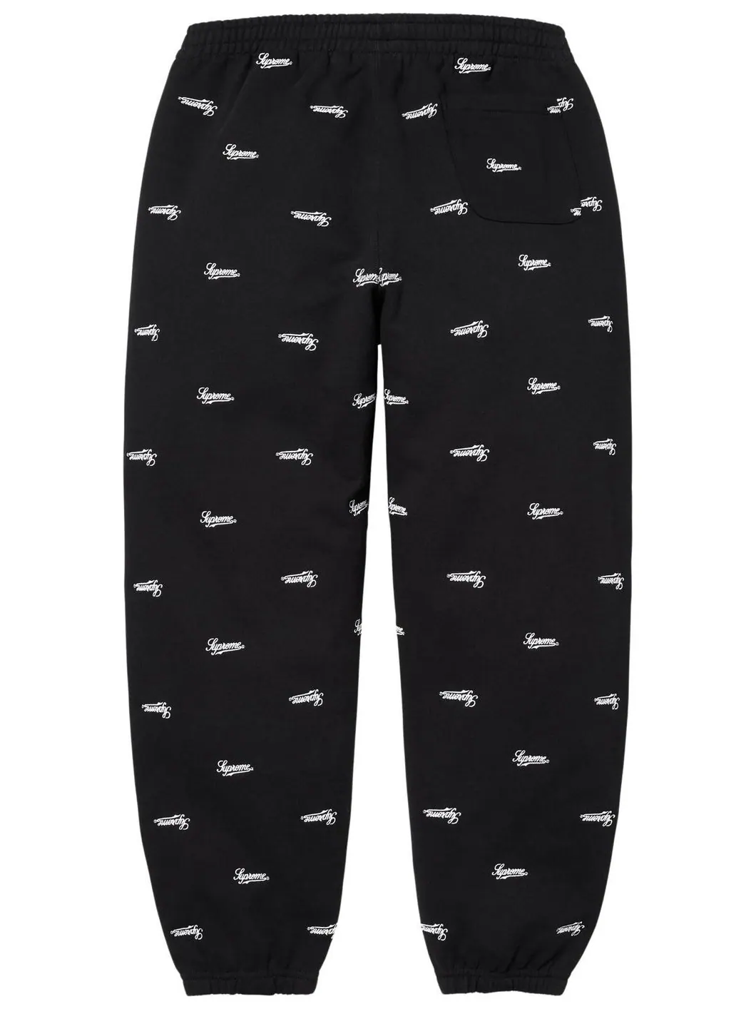 Спортивные штаны Supreme Repeat Script — изображение 2 из 2, черный