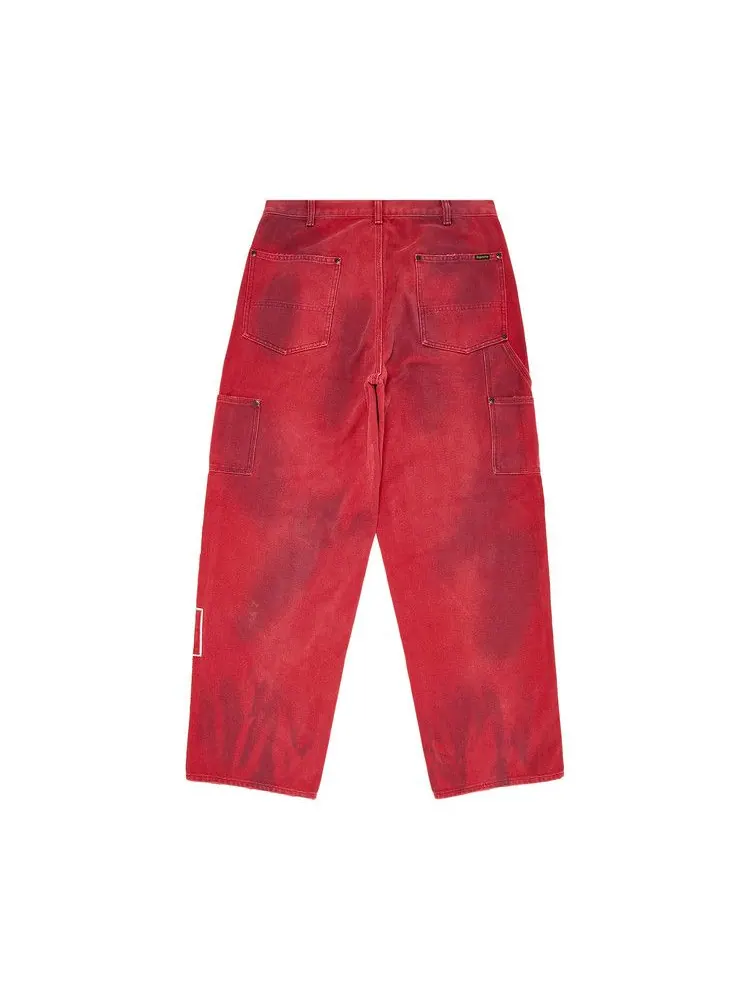 Брюки Supreme Reflective Double Knee Pant — изображение 2 из 3, красный