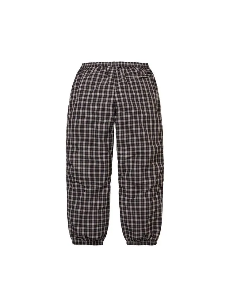 Брюки Supreme Plaid Warm Up Pant — изображение 2 из 2, черный