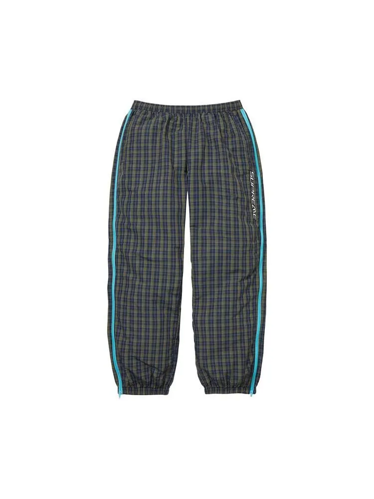 Брюки Supreme Plaid Warm Up Pant