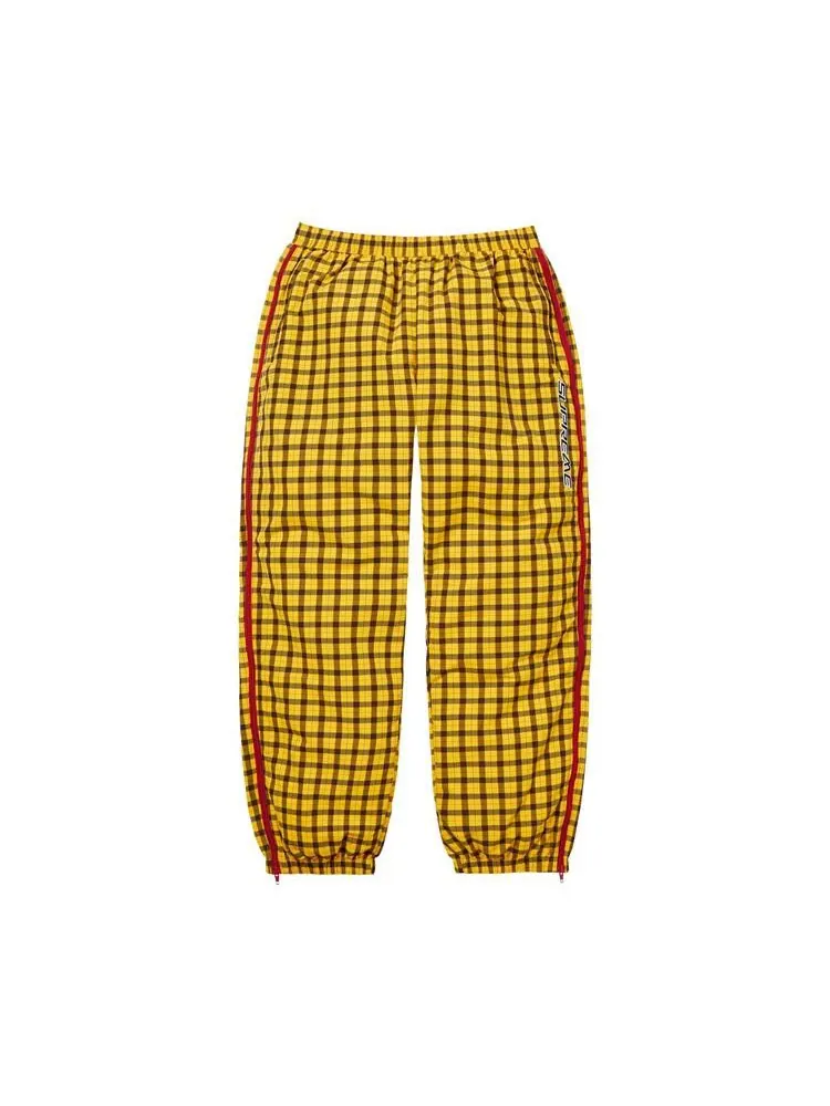 Брюки Supreme Plaid Warm Up Pant