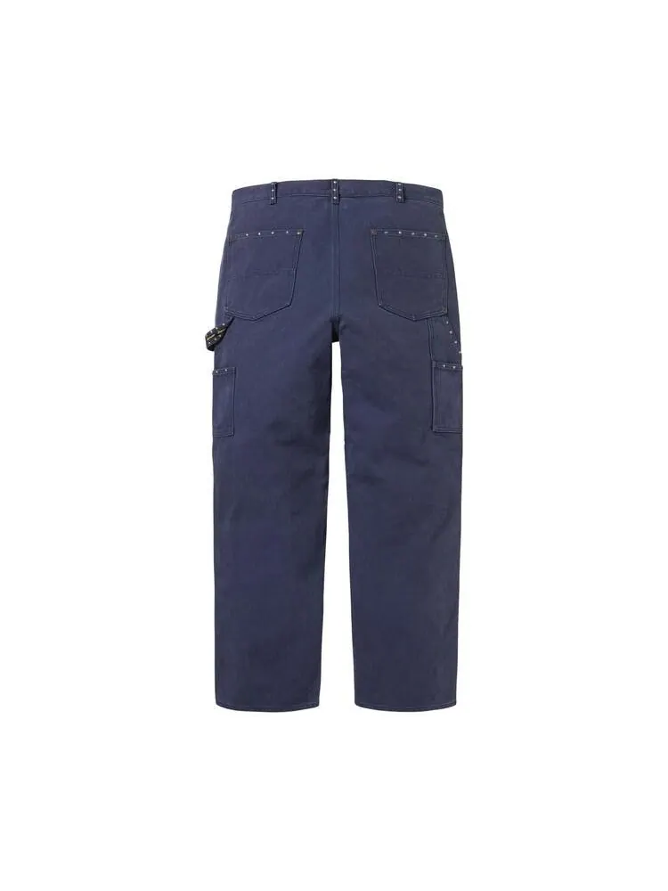 Брюки Supreme x B.B. Simon Quilted Double Knee Painter Pant — изображение 2 из 3, темно-синий