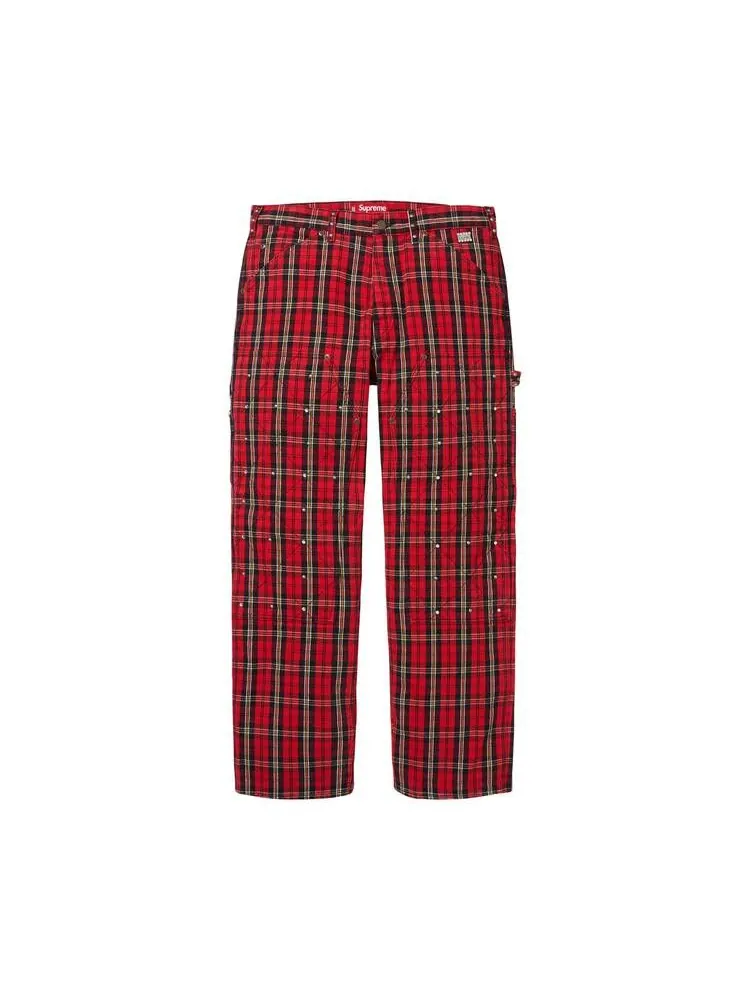 Брюки Supreme x B.B. Simon Quilted Double Knee Painter Pant