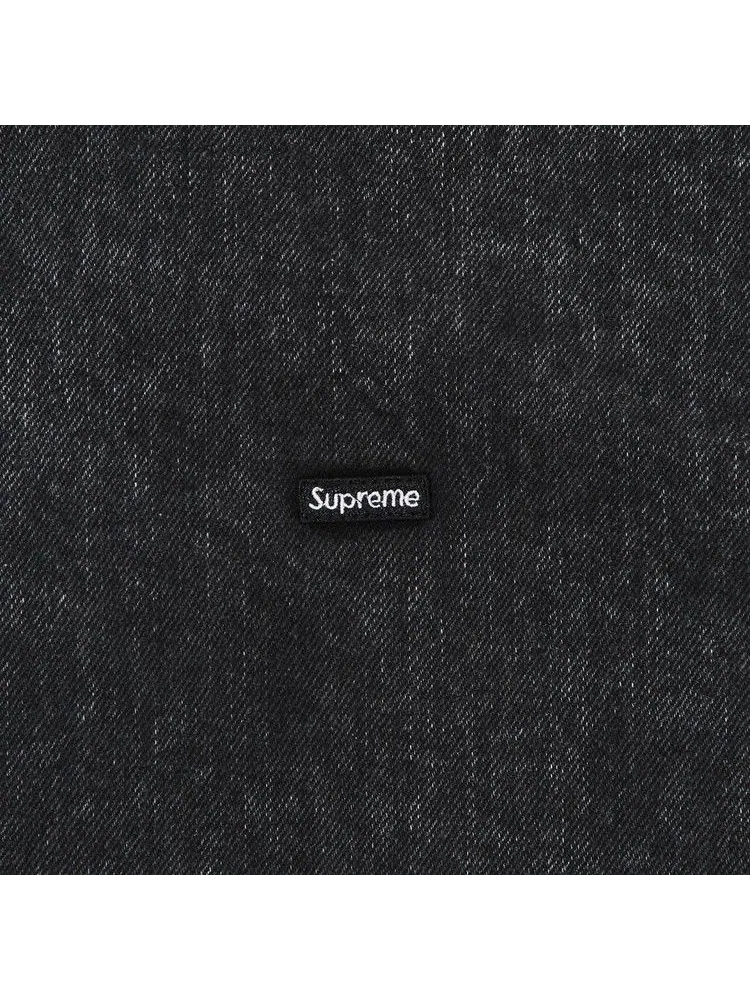 Рубашка Supreme Small Box Denim Shirt — изображение 2 из 2, черный