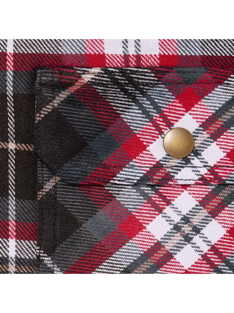 Рубашка Supreme x Dickies Lined Zip Up Hooded Flannel Shirt — изображение 3 из 3, черный