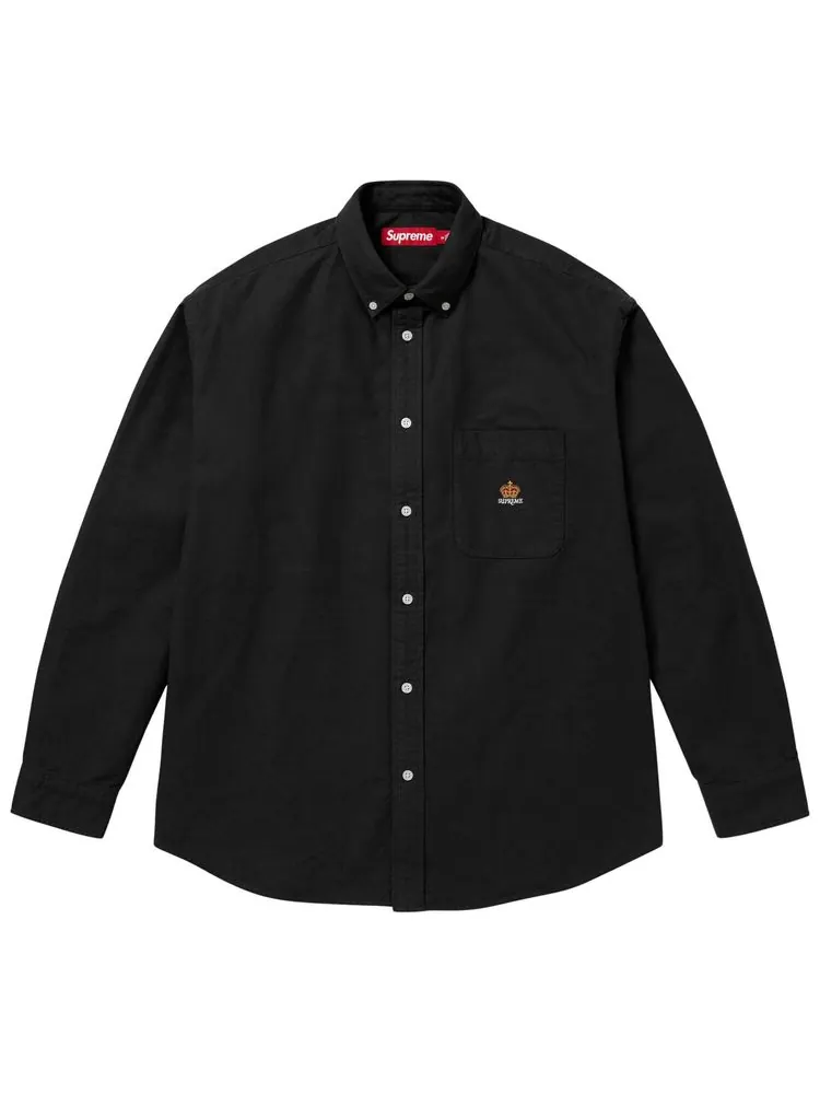 Рубашка Supreme из фланелевой ткани свободного кроя