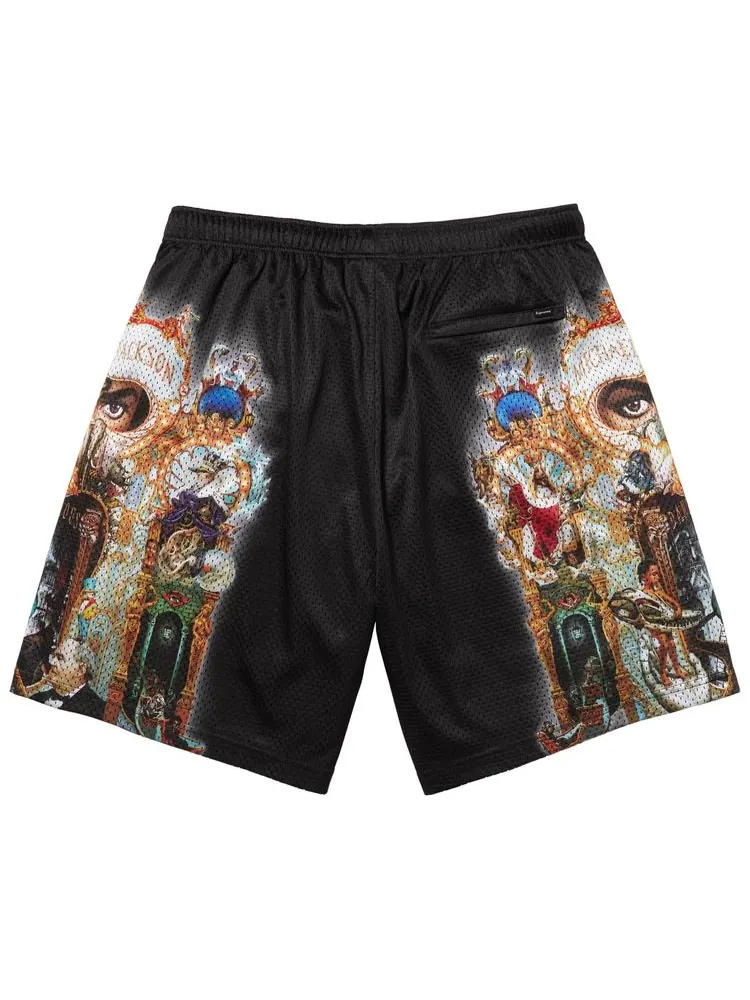 Шорты Supreme Michael Jackson Dangerous Mesh Short — изображение 2 из 2, черный