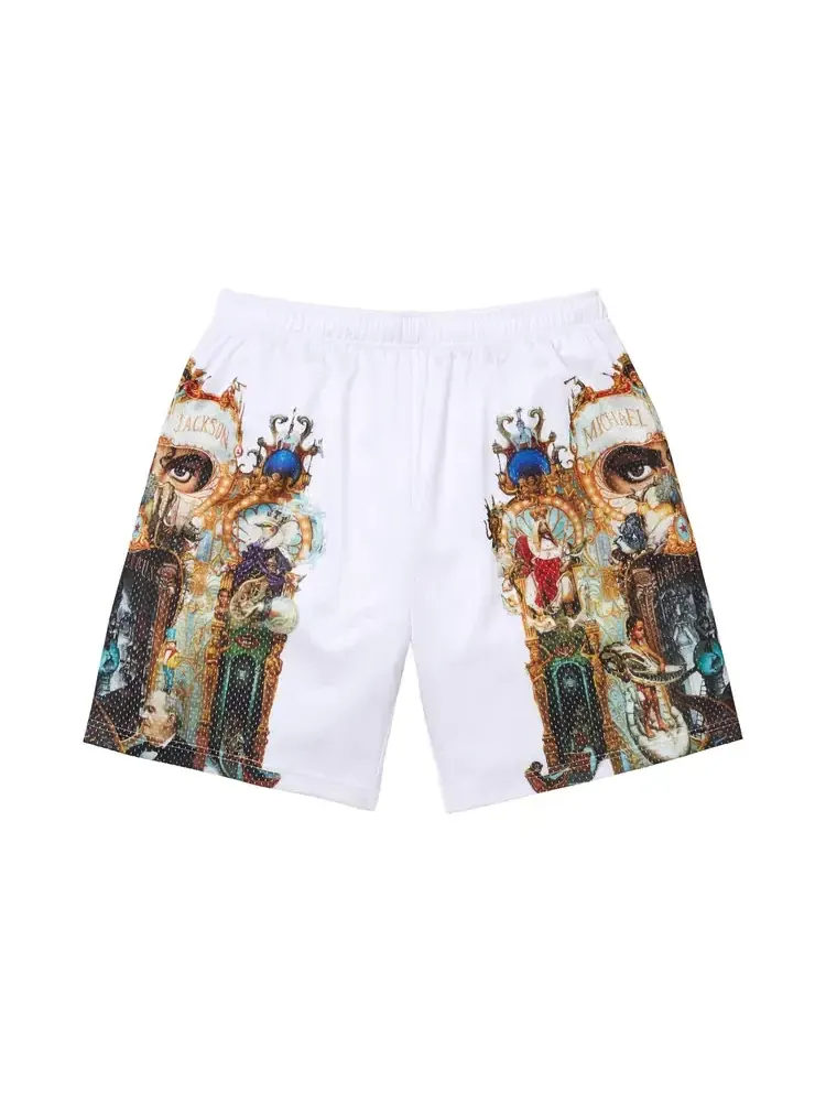 Шорты Supreme Michael Jackson Dangerous Mesh Short 'White' — изображение 1 из 2, белый