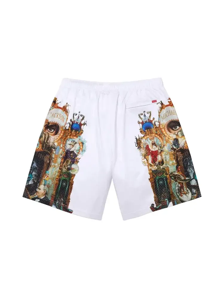 Шорты Supreme Michael Jackson Dangerous Mesh Short 'White' — изображение 2 из 2, белый