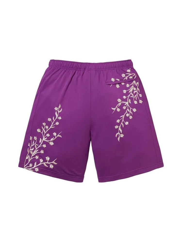 Шорты Supreme Floral Soccer Short — изображение 2 из 3, фиолетовый