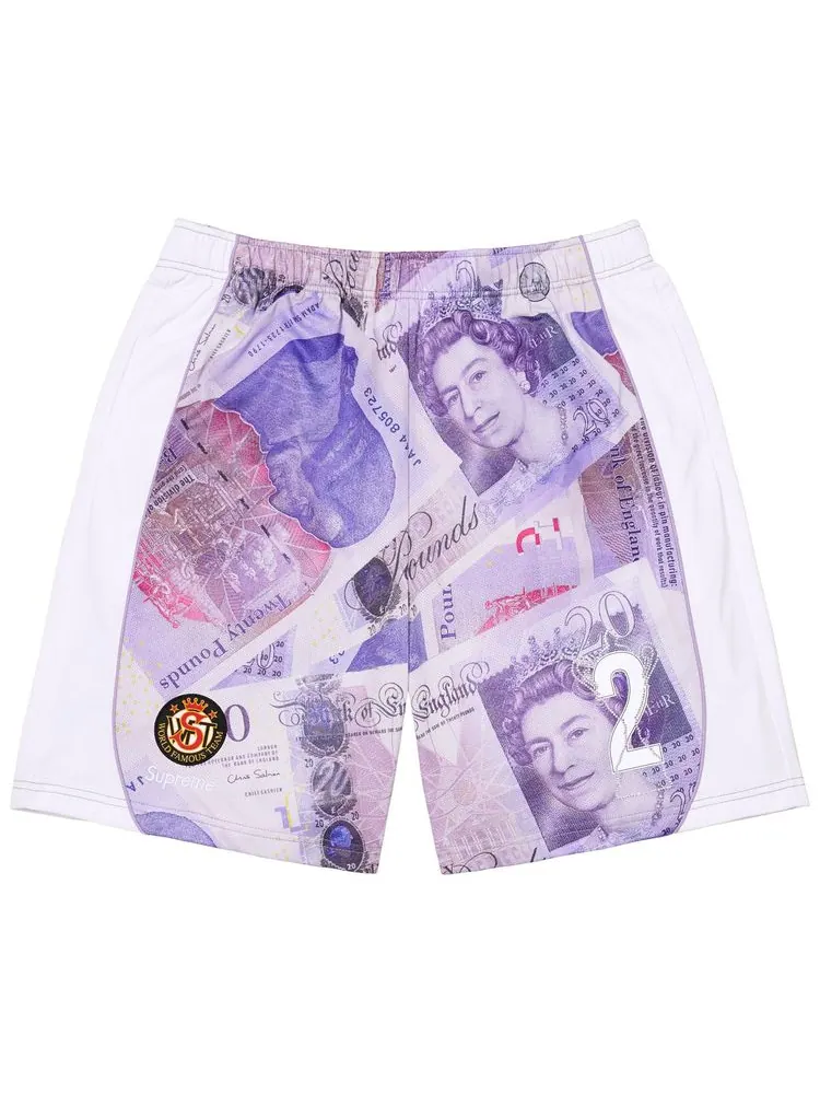Футбольные шорты Supreme Pounds — изображение 1 из 2, белый