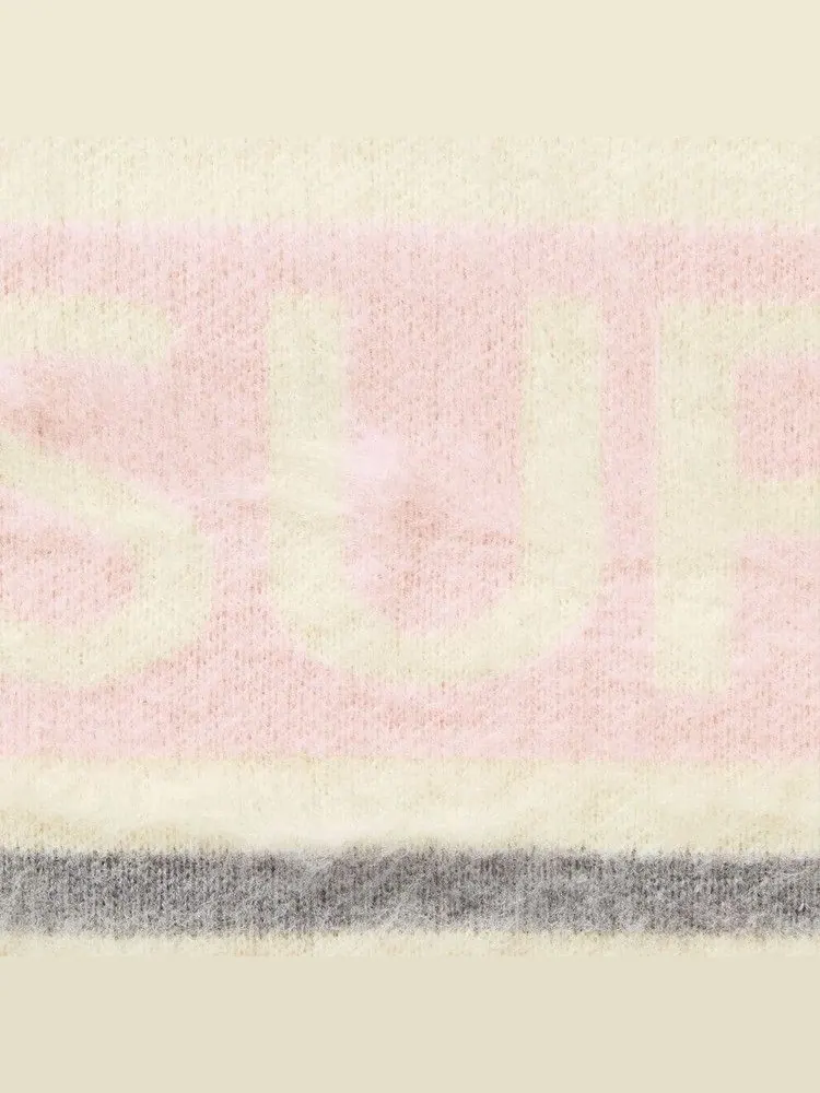 Свитер Supreme Brushed Stripe Sweater — изображение 3 из 3, белый
