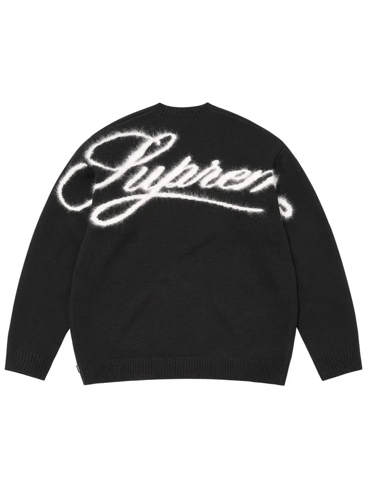 Свитер Supreme Angora Script — изображение 2 из 2, черный