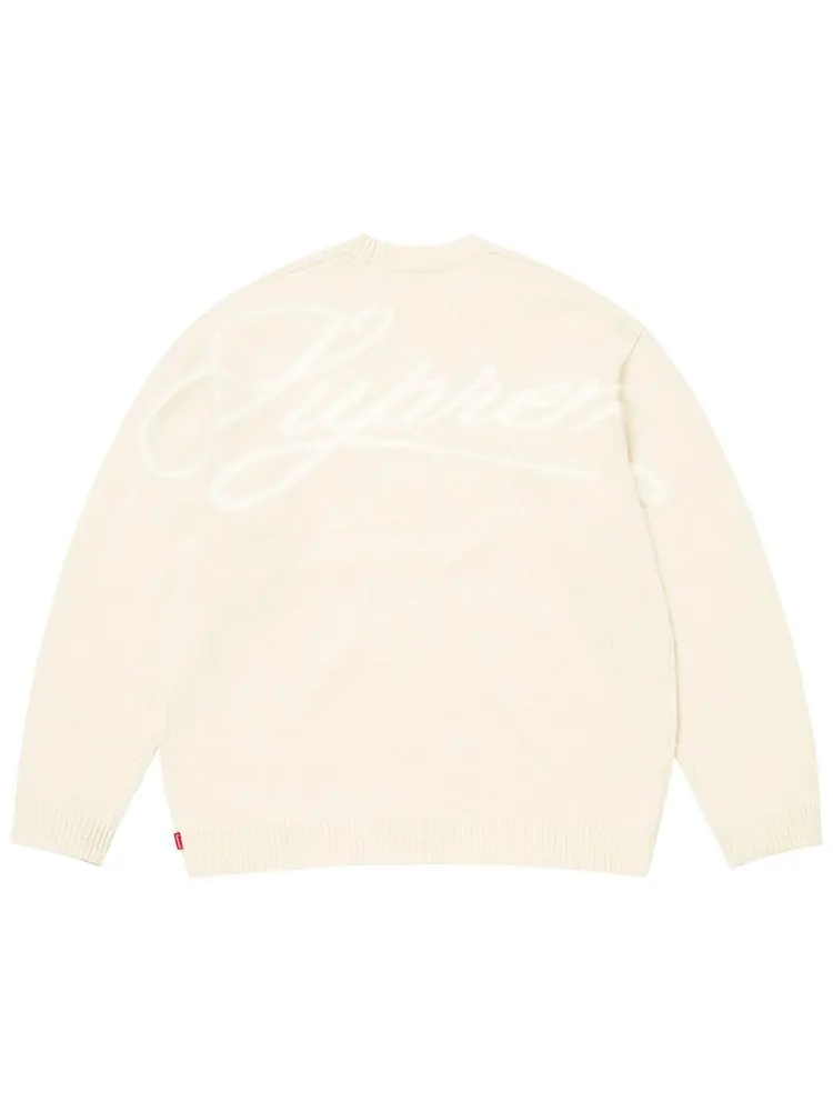 Свитер Supreme Angora Script — изображение 2 из 2, бежевый